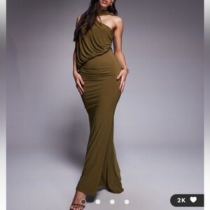 ASOS Olive Green Maxi Dress